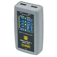 AEMC L642 [2126.08] Simple Logger II Data Logger (2-Channel, Temperature Thermocouple, DataView Software)