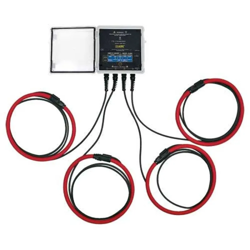 AEMC ML914 [2126.40] Simple Logger II (4-Channel, TRMS, Bluetooth, MiniFlex 100/1000AAC)