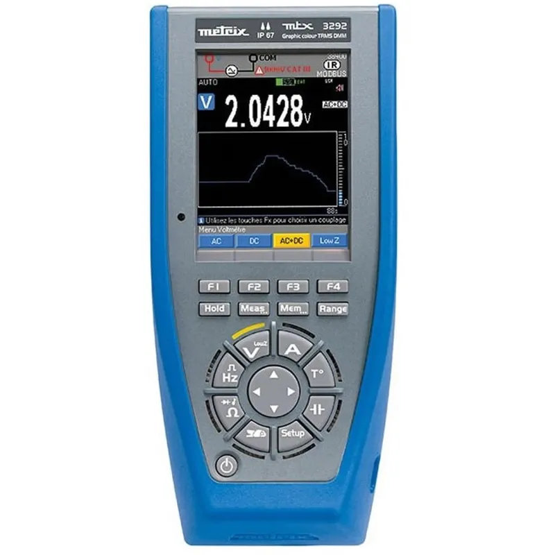 AEMC MTX 3292B [2154.03]  True-RMS Digital Multimeter, ASYC IV, 100,000-cts, USB, Color Graphical Display