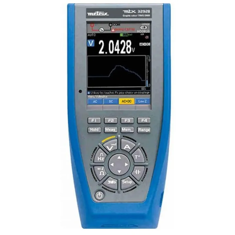 AEMC MTX 3292B-BT [2154.05] Digital Multi Meter (ASYC IV, TRMS, 100,000-cts, Bluetooth, USB, Color Graphical Display)