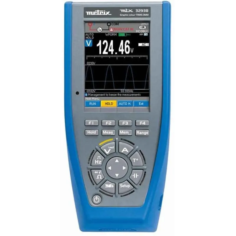 AEMC MTX 3293B [2154.04] True-RMS Digital Multimeter, ASYC IV, 100,000-cts, USB, Color Graphical Display