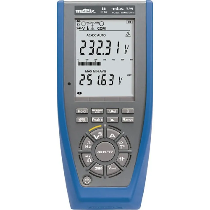 AEMC MTX 3291 [2154.02]  True RMS Multimeter with PC Connection, 60mV-1000V AC/DC