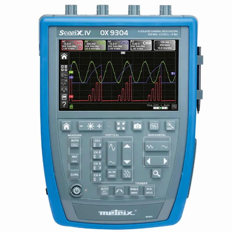 AEMC OX9304 IV [2150.34] 300 MHz, 4-Channel, 2.5 GS/s Handscope Portable Oscilloscope