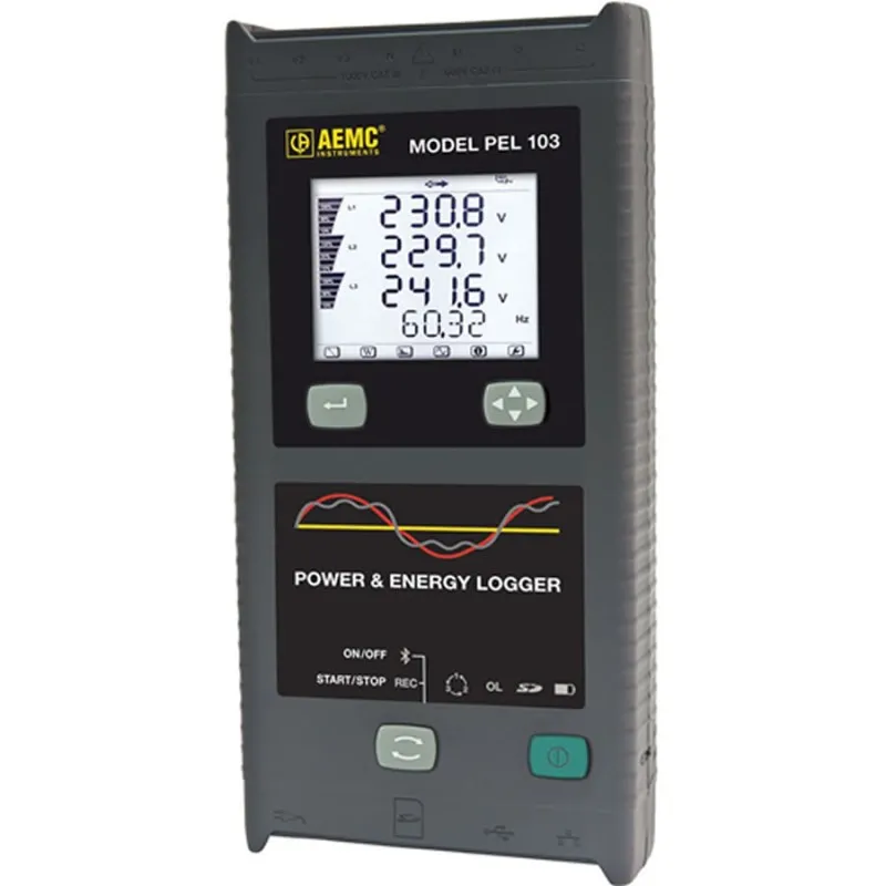 AEMC PEL 103 Basic [2137.62] Single/Three-Phase Power & Energy Logger  (with LCD, no sensors)