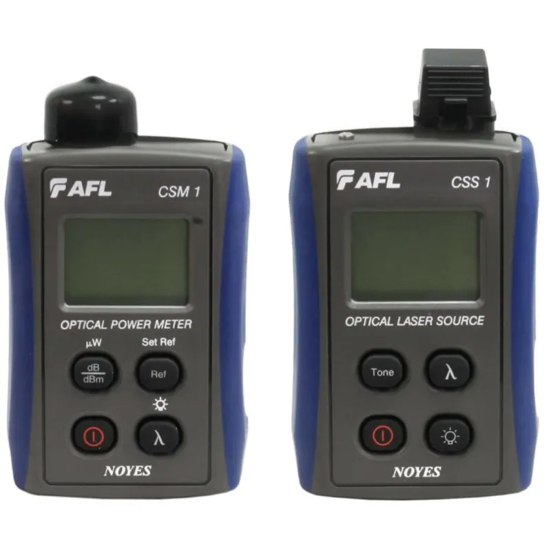 AFL CKS-3-FC [CKS3-00-0901PR] Contractor Series Single Mode Optical Loss Test Kit (1310/1550), FC Connector