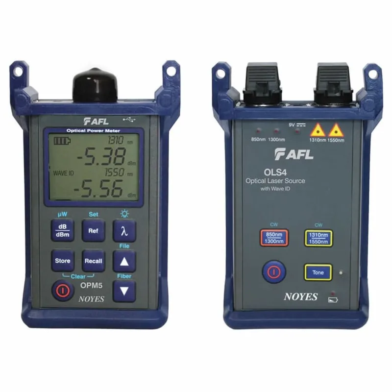 AFL SMLP5-5-LC [SMLP-55-0902PR] SM/MM Loss Test Kit with Reporting Software (850/1300/1310/1550), LC Connector