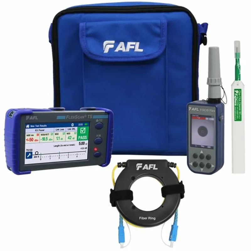 AFL TS100 [TS100-60-PRO-P2] PON Fault Locator with Dual-Wavelength OPM, Pro Kit