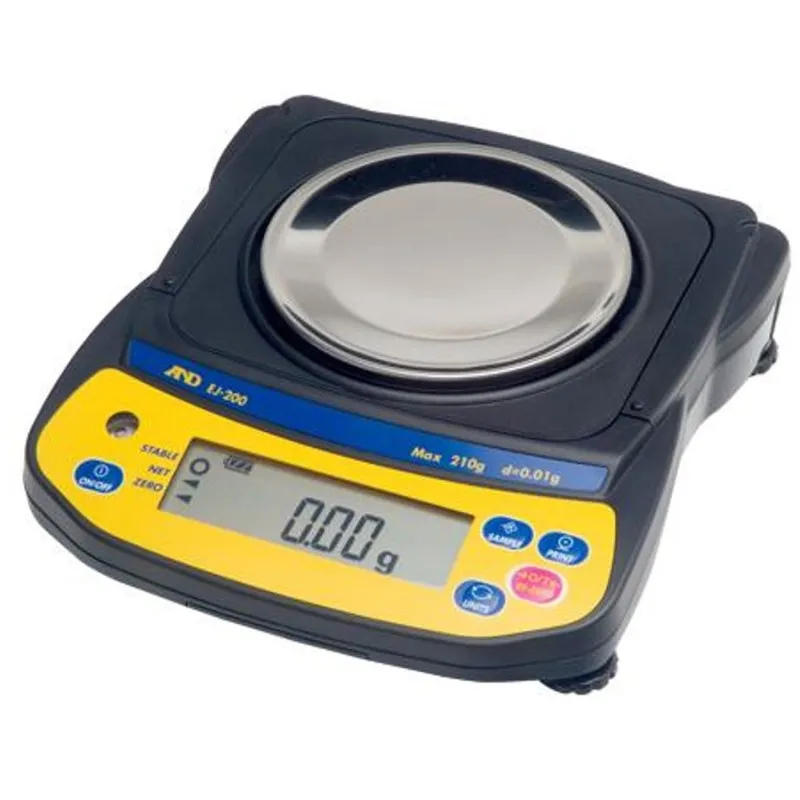 AND Newton EJ [EJ-120] Portable Precision Balance with External Calibration, 120g x 0.01g - 110mm