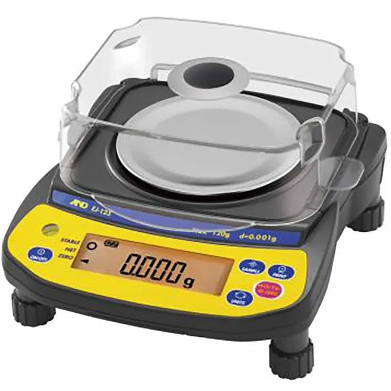 AND Newton EJ [EJ-123] Portable Precision Balance with External Calibration, 120g x 0.001g - 110mm