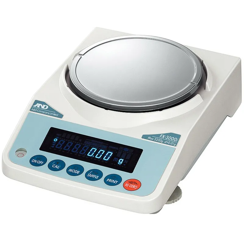 AND FX-i [FX-120iN] Standard-Level Precision Balances with External Calibration & NTEP-Approved, 122g x 0.001g - 130 mm