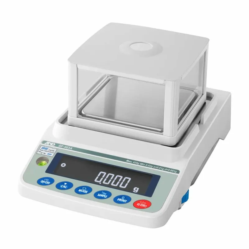 AND Apollo GF123A [GF-123A] Precision Balance, 120g x 0.001g - 128mm x 128mm with External Calibration