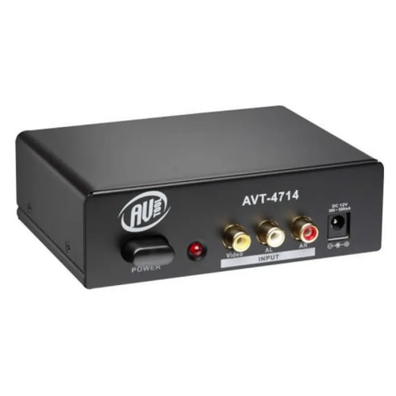 AV Tool AVT-4714 1x4 Video/Stereo Audio Distribution Amplifier