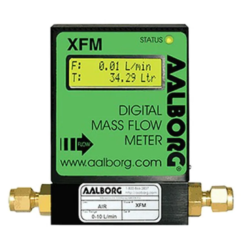 Aalborg XFM17 Mass Flow Meter,  1/4" Tube OD, 10 L/min