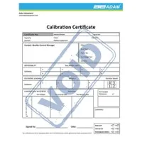 Adam 700660290 Calibration Certificate for Balances and Scales