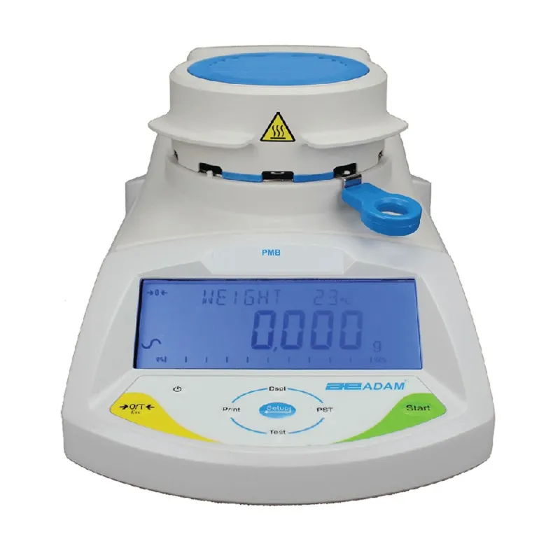 Adam PMB53 [PMB 53] Moisture Analyser, 50g	x 0.001g / 0.01% - 100mm ø