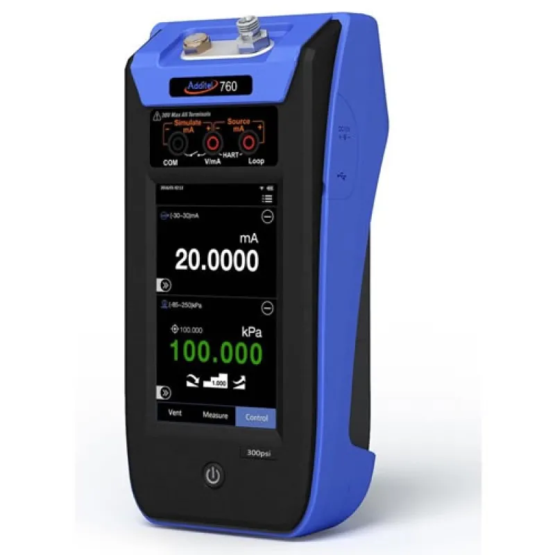 Additel ADT760-LLP Automatic Handheld Differential and Gauge Pressure Calibrator, Maximum ±30 inH2O (±75 mbar)