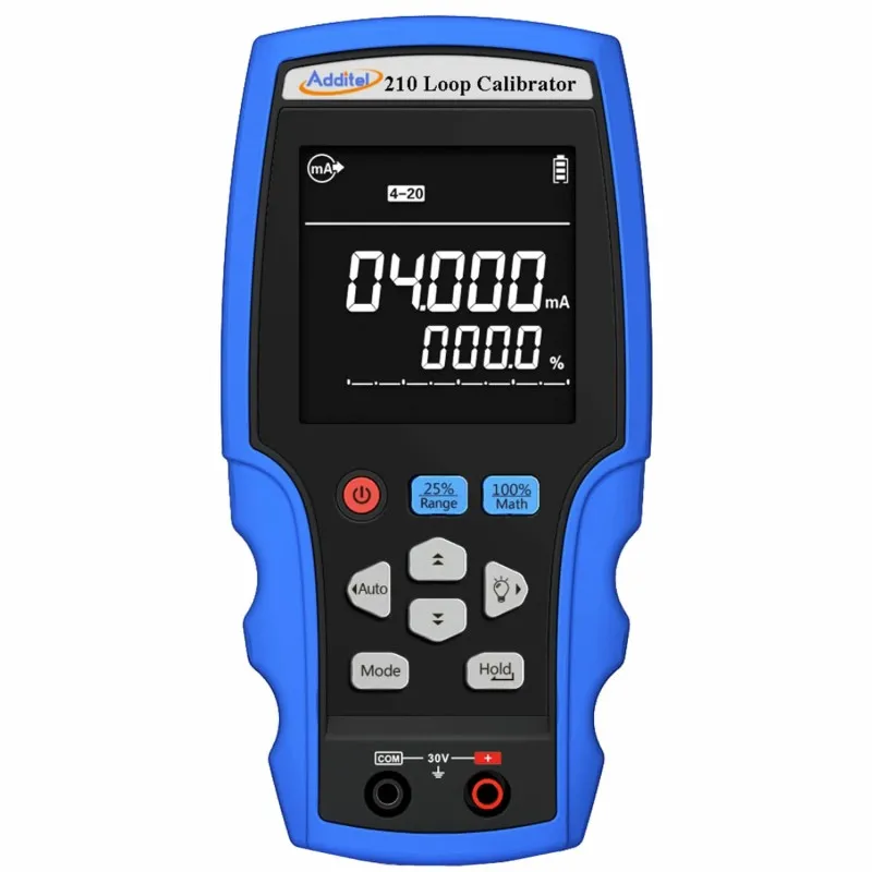 Additel 210 Loop Calibrator with HART Communication, DC Volts, 0.01% Accuracy