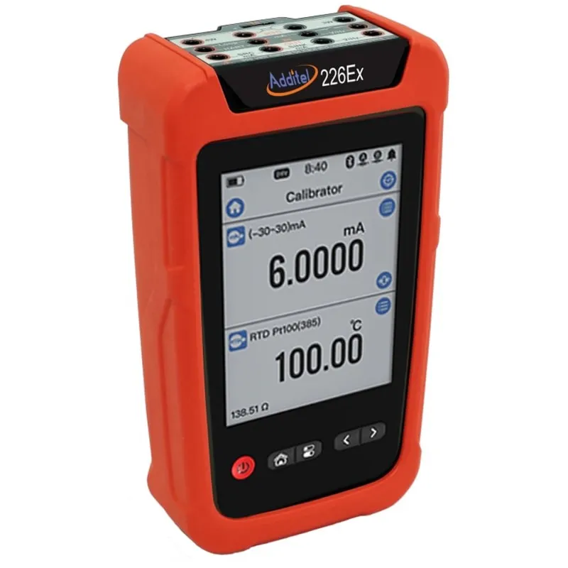 Additel ADT 226 ATEX Certified Intrinsically Safe Multifunction Process Calibrator