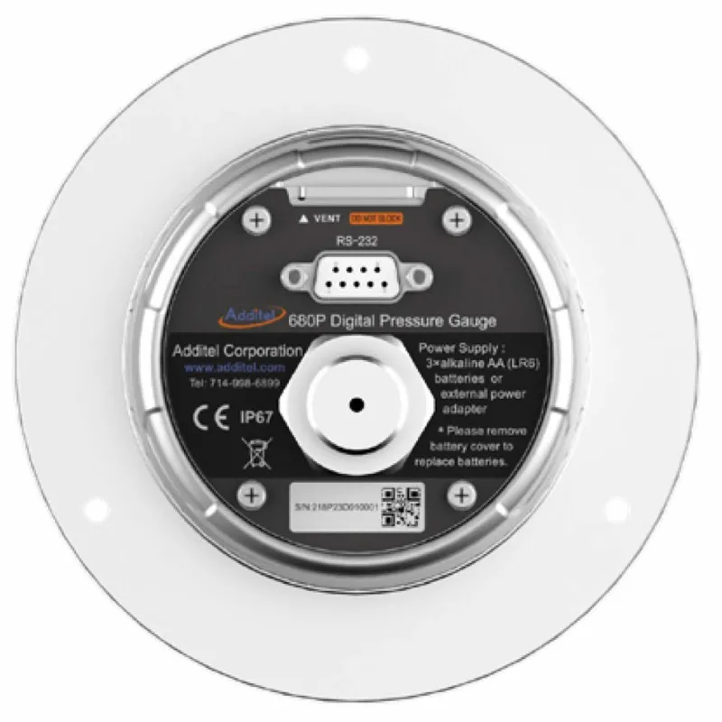 Additel ADT680PEx [ADT680PEx-10] Intrinsically Safe Digital Pressure Gauge, 0.1% FS Accuracy - Gauge