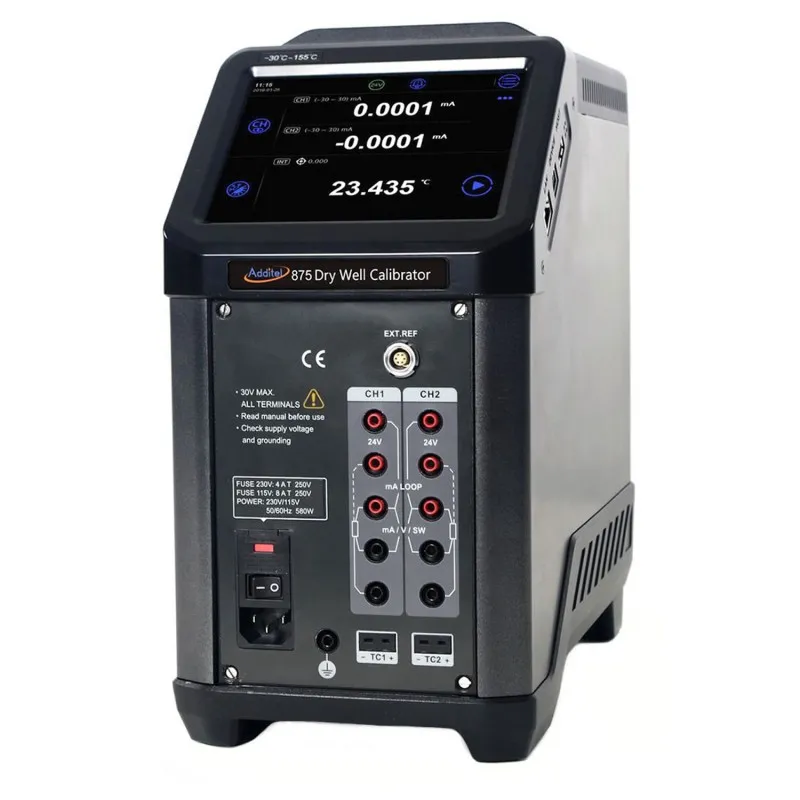 Additel ADT 875 [ADT875PC-660] Dry Well Calibrator with Process Calibrator Option, 33°C to 660°C