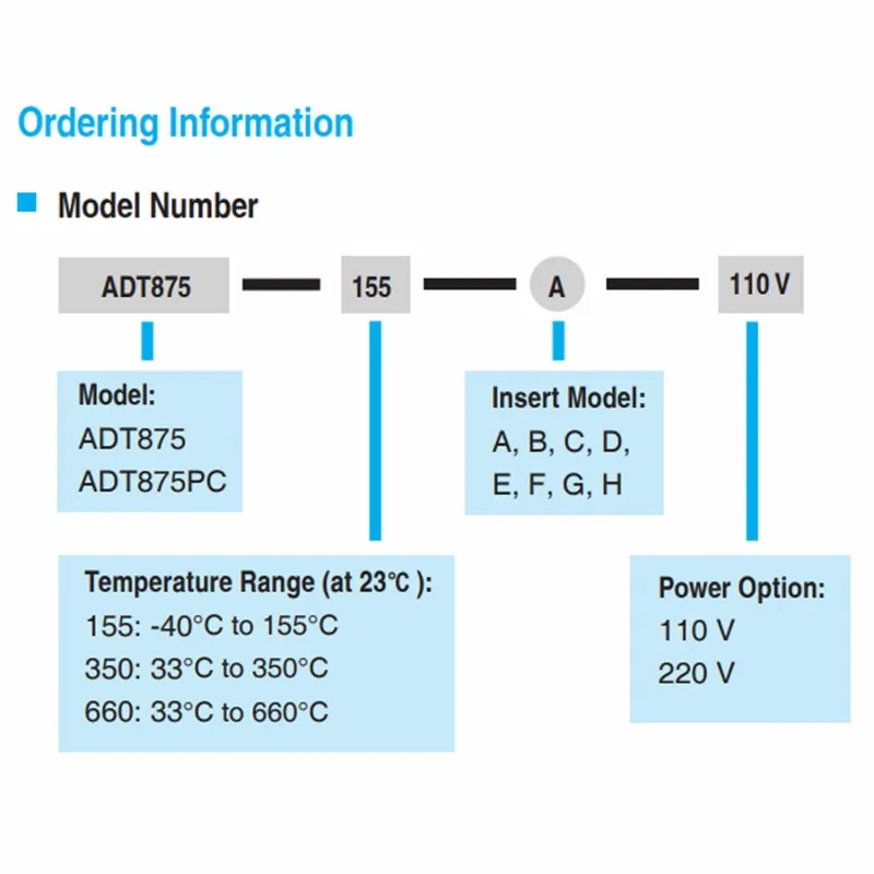 Additel ADT 875 [ADT875-155] Dry Well Calibrator, -40°C to 155°C