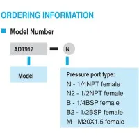 Additel ADT 917 Pneumatic Pressure Test Pump,1,000 psi (70 bar) - Air