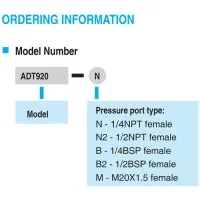 Additel ADT 920HV High Pressure Pneumatic Test Pump, High Volume,  3,000 psi (200 bar) - Air