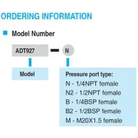 Additel ADT 927 [ADT927-M] Hydraulic Pressure Test Pump, M20x1.5 female, -12.5 psi to 10,000 psi