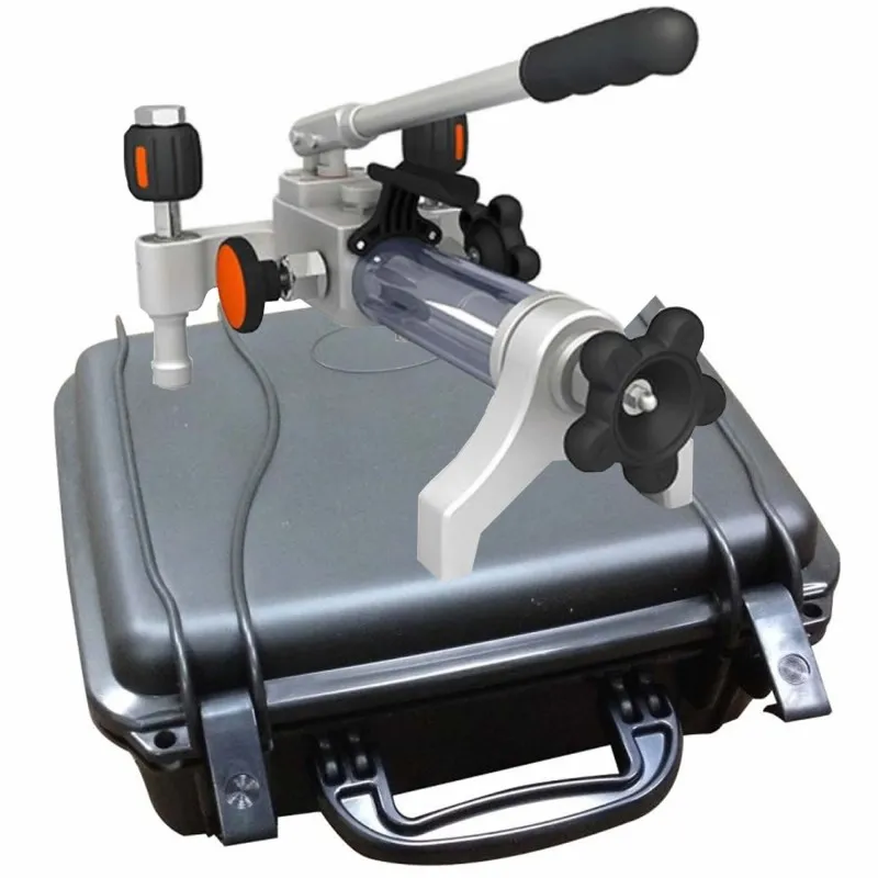 Additel ADT 928A [ADT928A-N-SET] Hydraulic Pressure Test Pump with Carrying Case, 1/4 NPT Female, 15,000 psi (1,000 bar), Oil 