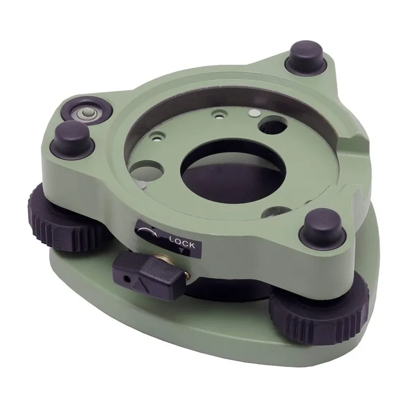 AdirPro 704 [704-03] Leica Style Twist Focus Tribrach W/O Optical Plummet - Green