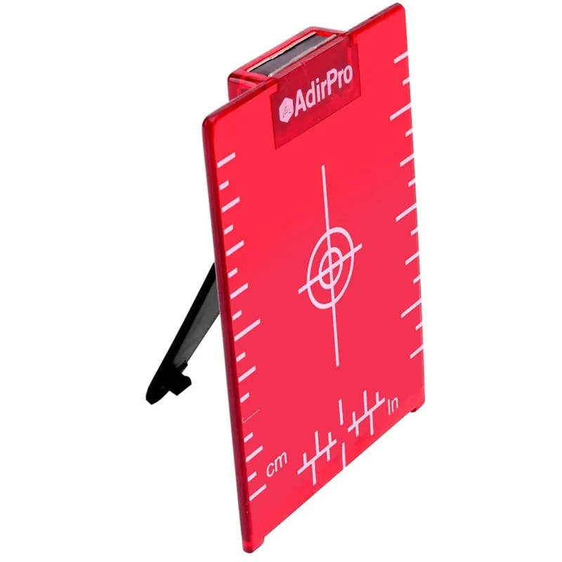 AdirPro 70801 [708-01] Red Target Plate w/ Stand 4"x 3"