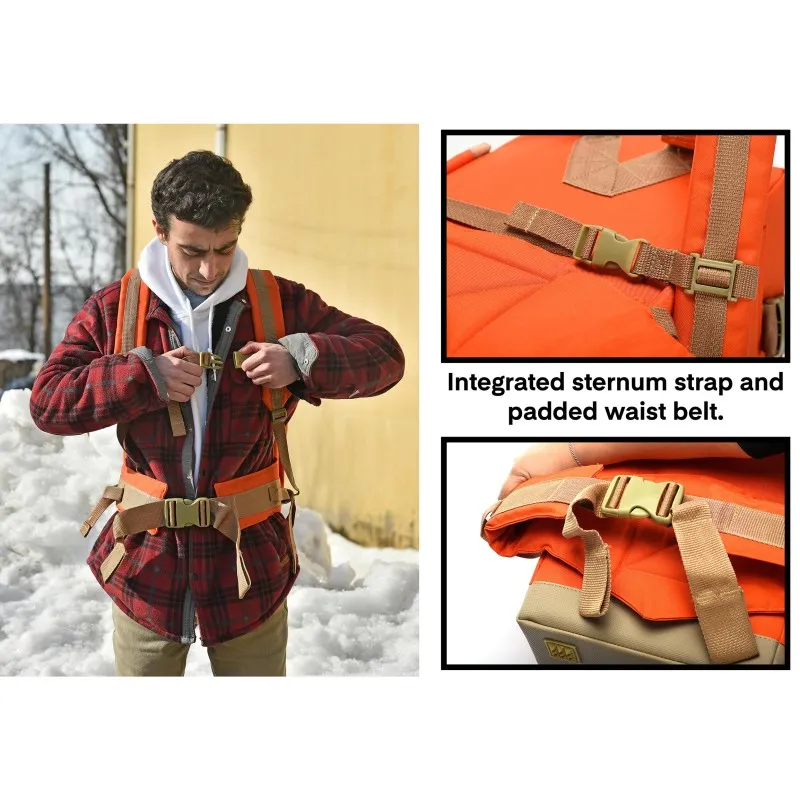 AdirPro 71603ORG [716-03-ORG] Top Loading Total Station Field Case