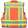 AdirPro ADI716ORG ANSI 107 Class 2 Safety Vest, Orange