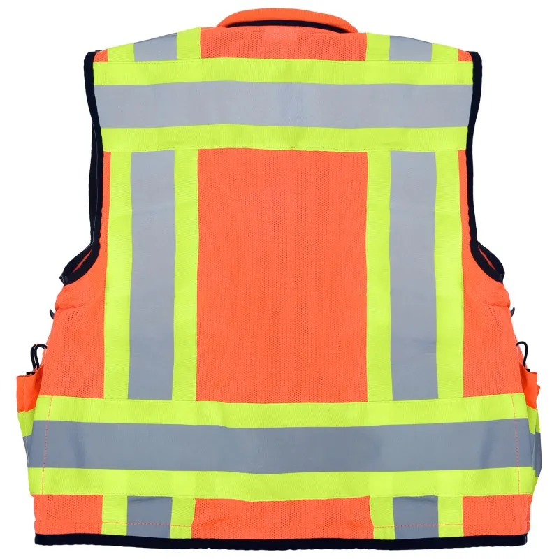 AdirPro ADI716ORG ANSI 107 Class 2 Safety Vest, Orange