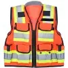 AdirPro ADI716ORG ANSI 107 Class 2 Safety Vest, Orange