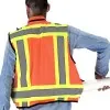 AdirPro ADI716ORG ANSI 107 Class 2 Safety Vest, Orange