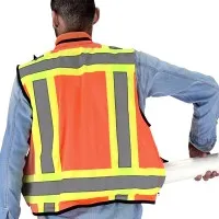 AdirPro ADI716ORG ANSI 107 Class 2 Safety Vest, Orange