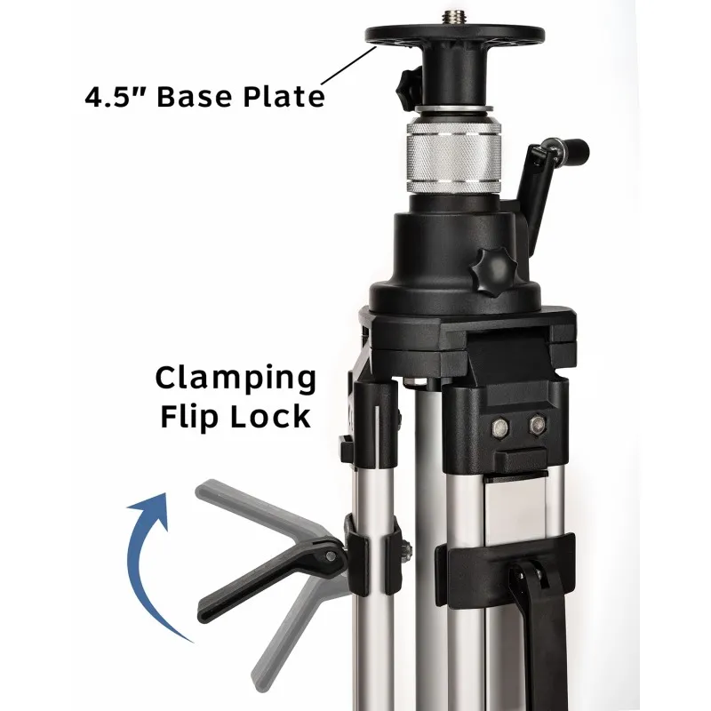 AdirPro 740-02-ELV-157 157" Extra Tall Giant Aluminum Elevating Tripod