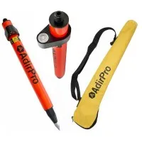 AdirPro 75012 [750-12] Mini Stakeout Prism Pole, Orange