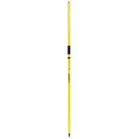 AdirPro 75111 [751-11] Two-Piece GNSS Aluminum Rover Rod with Cable Slot - Yellow