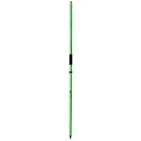 AdirPro 75113GRN [751-13-GRN] Two-Piece GNSS Aluminum Rover Rod with Cable Slot - Green