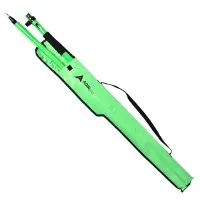 AdirPro 75113GRN [751-13-GRN] Two-Piece GNSS Aluminum Rover Rod with Cable Slot - Green