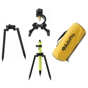 AdirPro 76000 [760-00] Mini Prism Bipod - 10" Aluminum legs