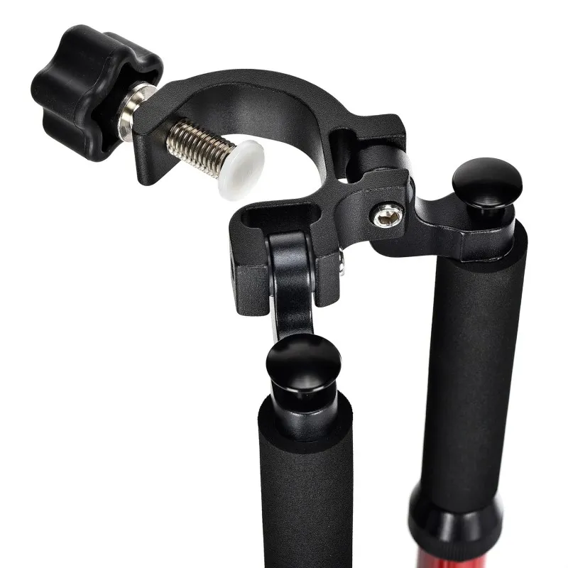 AdirPro 76001RW [760-01-RW] Thumb Release Aluminum Bipod - Red & White