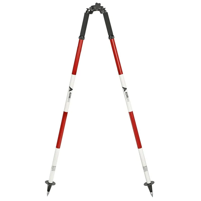AdirPro 76001RW [760-01-RW] Thumb Release Aluminum Bipod - Red & White
