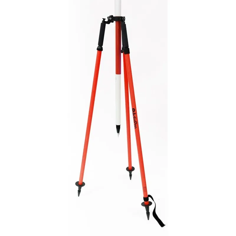AdirPro 76101 [761-01] Aluminum Prism Pole Tripod, Red