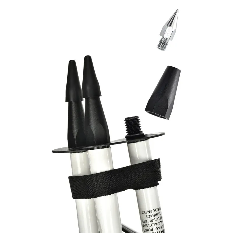 AdirPro 76101RW [761-01-RW] Aluminum Prism Pole Tripod - Red & White