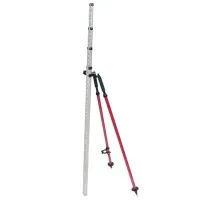 AdirPro 76201 [762-01] Leveling Rod Bipod Red