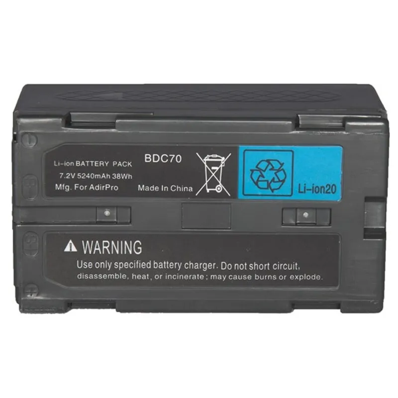 AdirPro BDC70 [77BDC70] Li Ion Battery for Topcon Sokkia Total Stations, Robotic Total Stations & GNSS Receivers