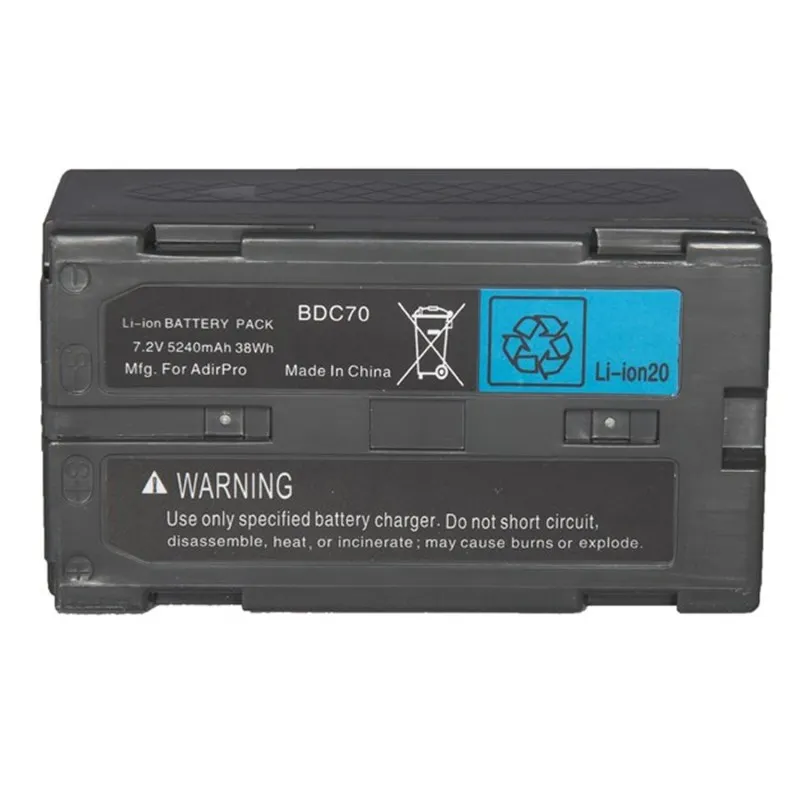AdirPro BDC70 [77BDC70] Li Ion Battery for Topcon Sokkia Total Stations, Robotic Total Stations & GNSS Receivers